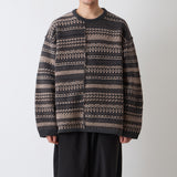 FAIR ISLE PATCHWORK KNIT PULLOVER