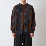 INTARSIA KNIT PULLOVER