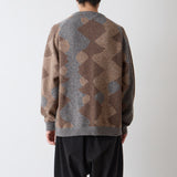 INTARSIA KNIT PULLOVER
