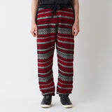 FAIR ISLE ZIP KNIT PANTS