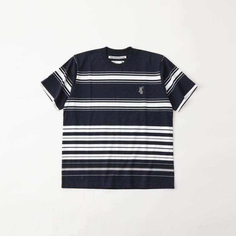 RANDAM STRIPE LOGO T-SHIRT