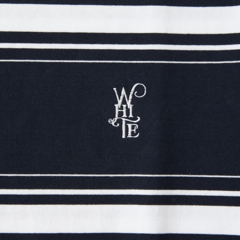 RANDAM STRIPE LOGO T-SHIRT