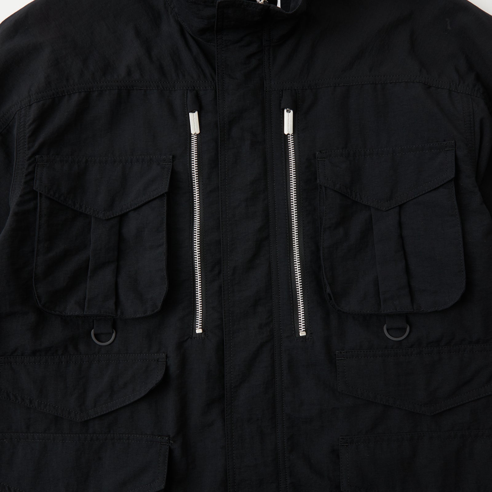 White Mountaineering ホワイト ミリタリージャケット 黒 White Mountaineering - 【BLK】 GORE-TEX INFINIUM LUGGAGE