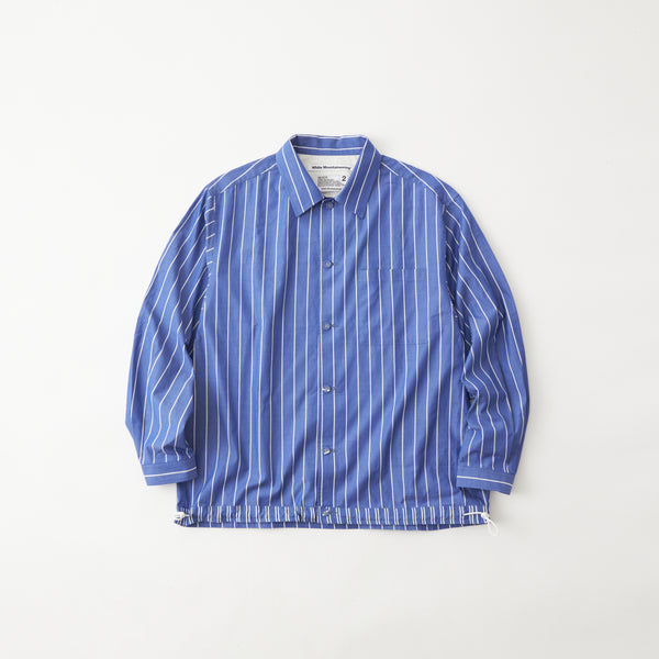 MID GUSSET SLEEVE STRIPE SHIRT BLOUSON