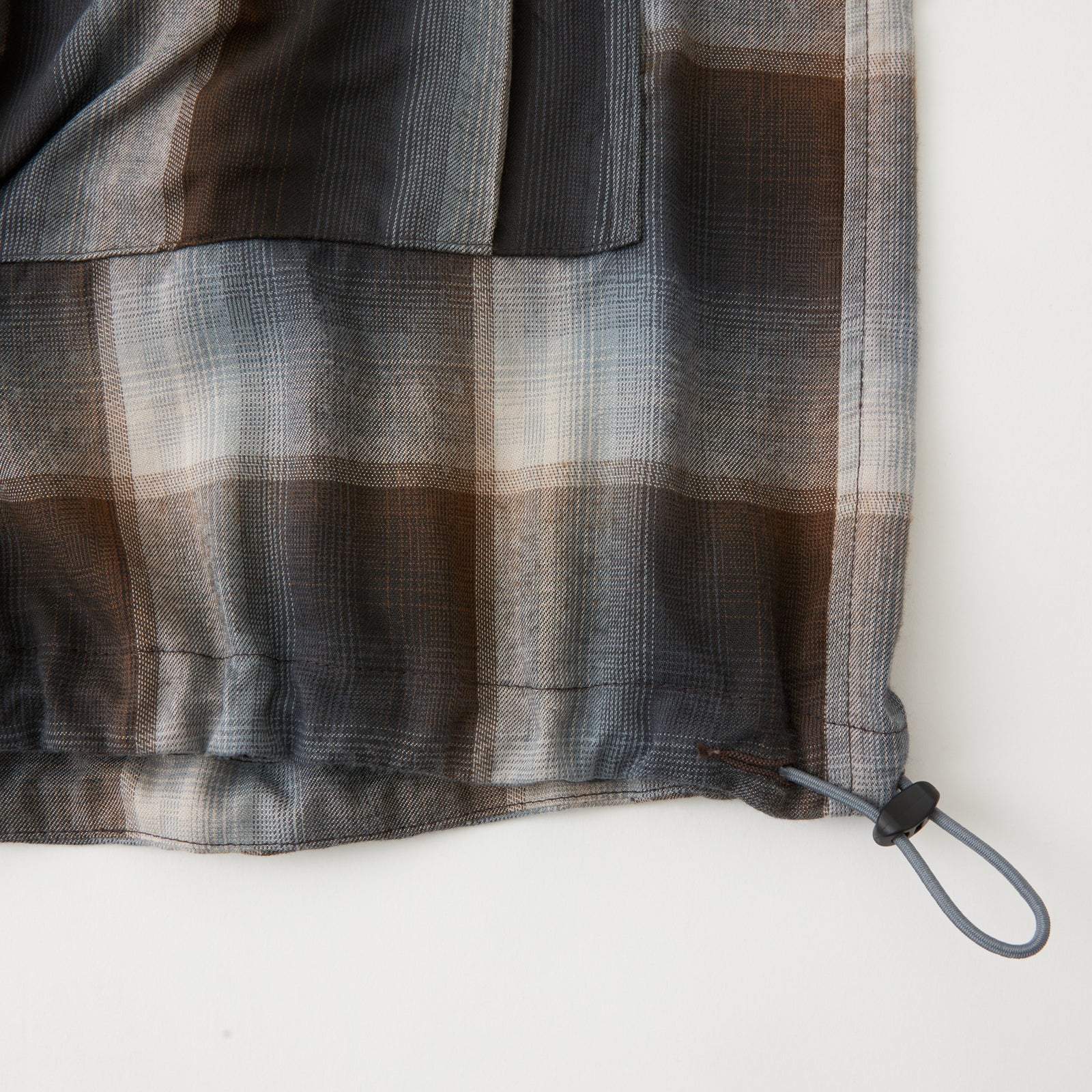 CHECK LARGE POCKET SHIRT - White mountaineering®︎ – White CHECK LARGE POCKET SHIRT - White mountaineering®︎ – White