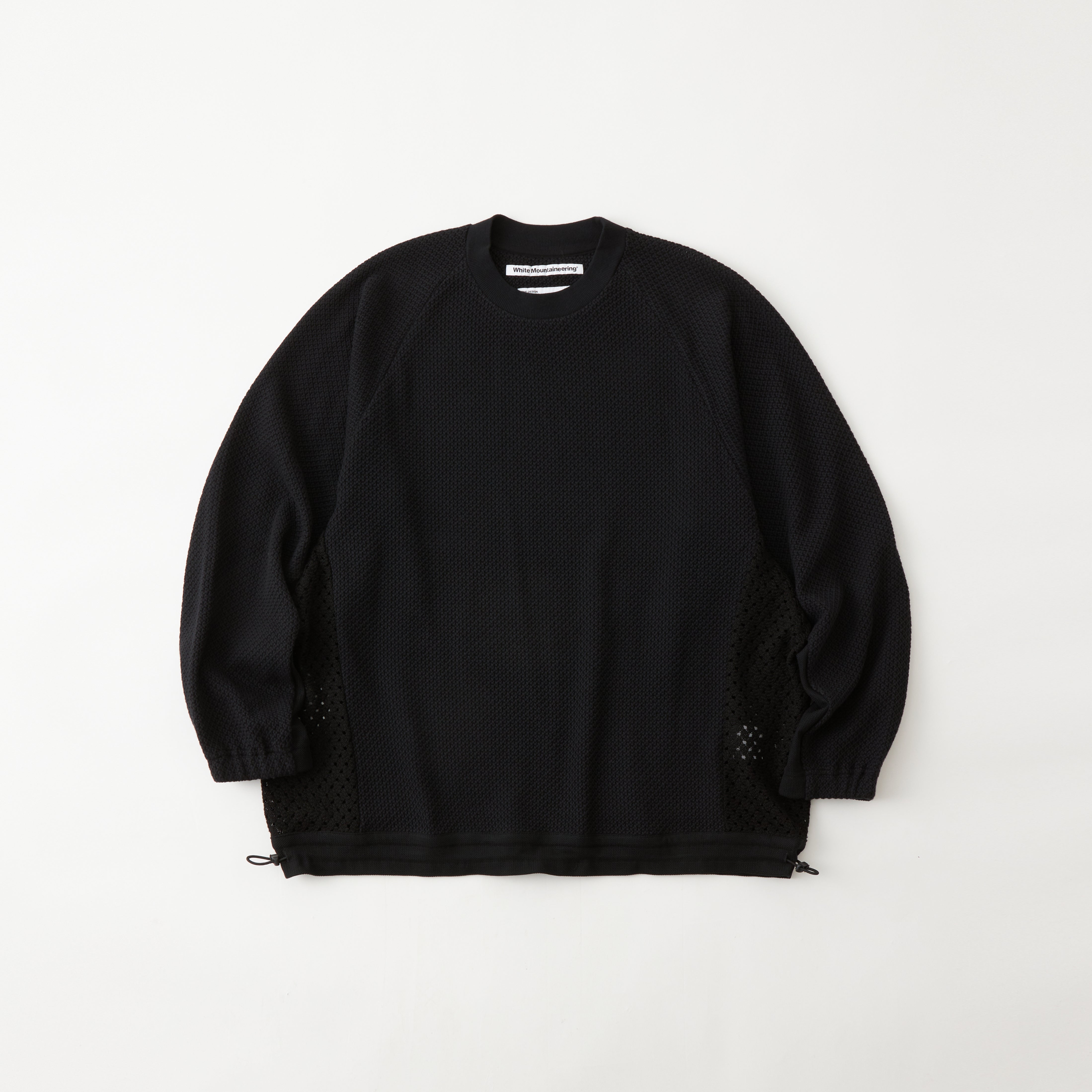 RASCHEL RAGLAN OVERSIZED PULLOVER - White mountaineering