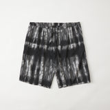 CAMO JACQUARD 2 TUCK WIDE SHORT PANTS