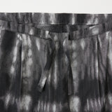 CAMO JACQUARD 2 TUCK WIDE SHORT PANTS