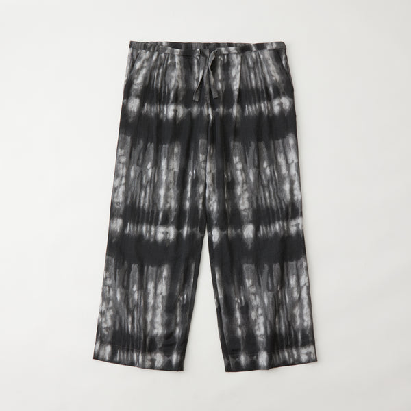 CAMO JACQUARD 2 TUCK WIDE PANTS