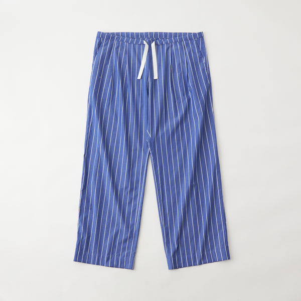 STRIPE 2 TUCK WIDE PANTS