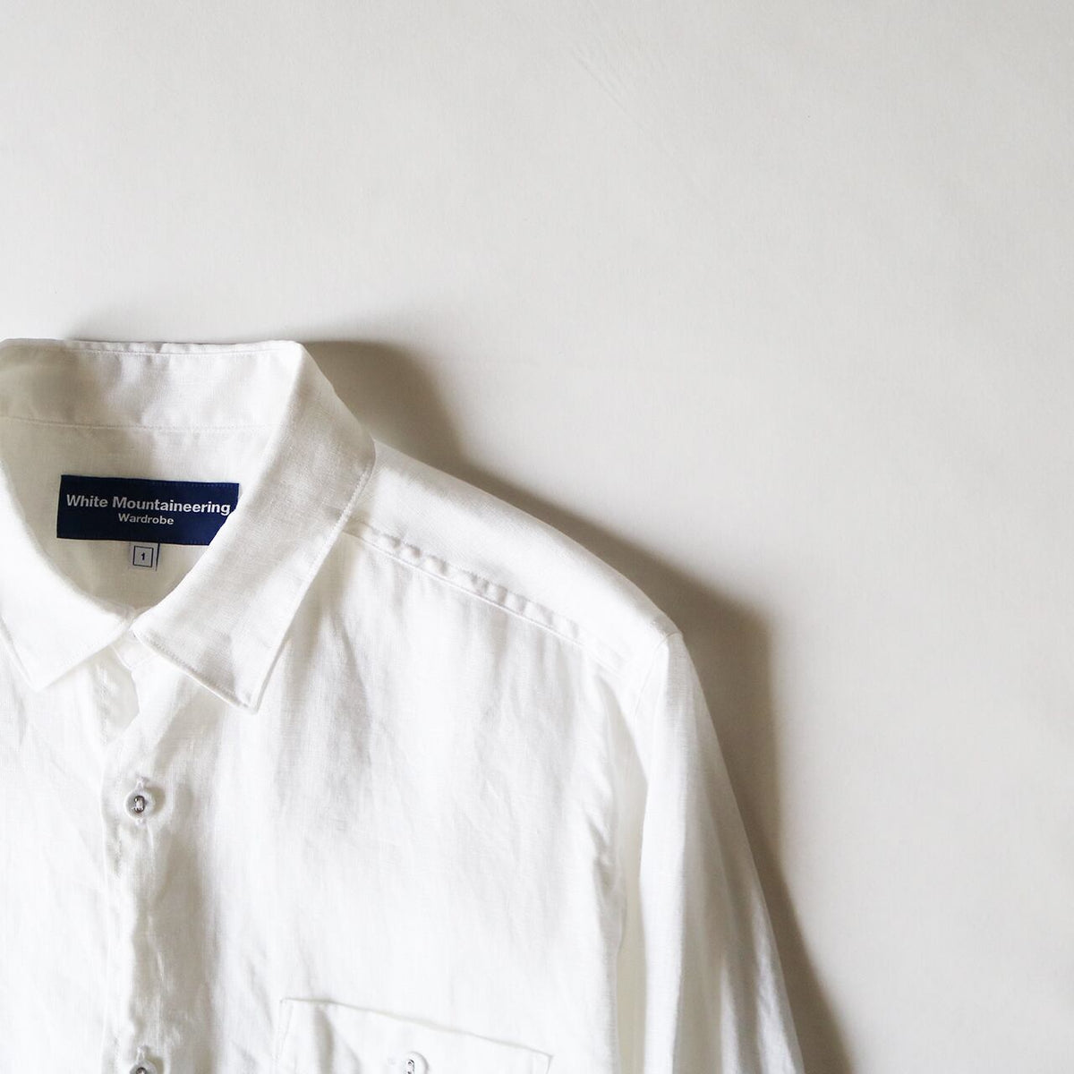 店舗良い LINEN SHIRT - White Mountaineering®︎ – White Mountaineering トップス