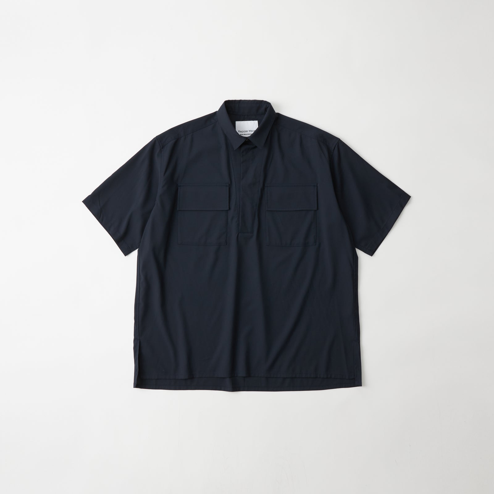 M*a様 mare Roll Up Half Sleeve Shirts　ネイビ 7_10_0158_1600x.jpg?v=1767354478