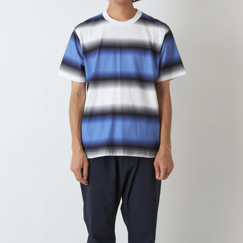 GRADIENT STRIPE T-SHIRT