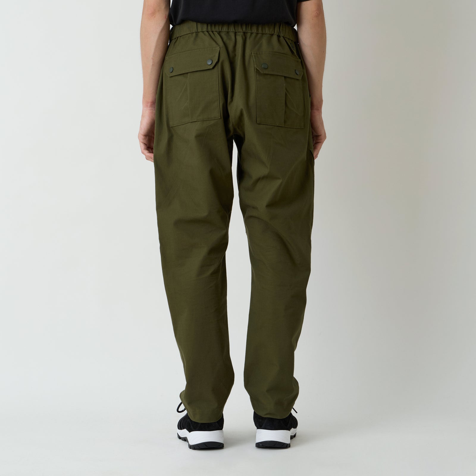 RIPSTOP TAPERED CARGO PANTS - White mountaineering