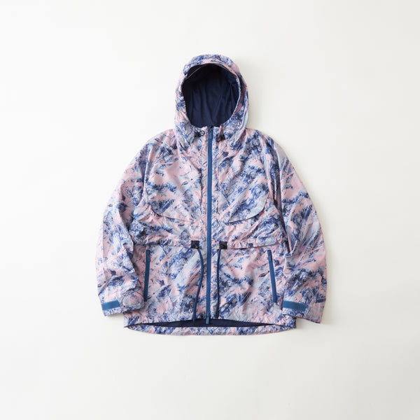 JUNGLE PATTERN RIPSTOP MOUNTAIN PARKA - White