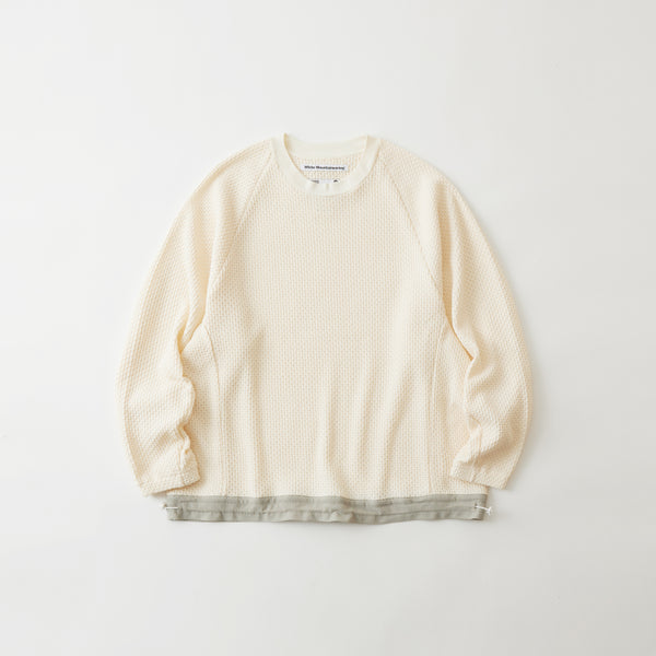 OVER SIZED RAGLAN SLEEVE PULLOVER - White Mountaineering 