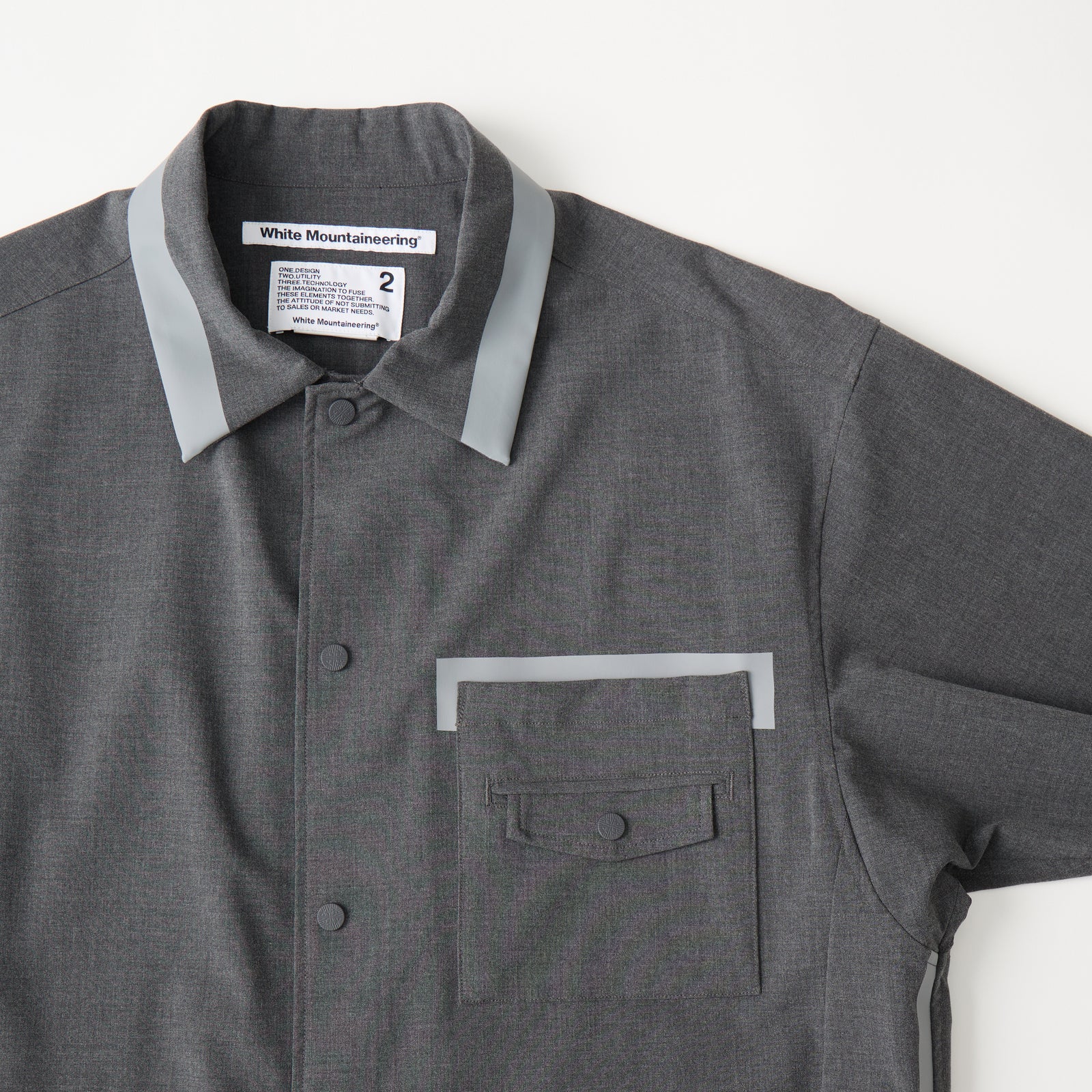 MID GUSSET SLEEVE BLOUSON - White Mountaineering®︎ – White 
