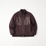 GARMENT DYE STAND COLLAR BLOUSON