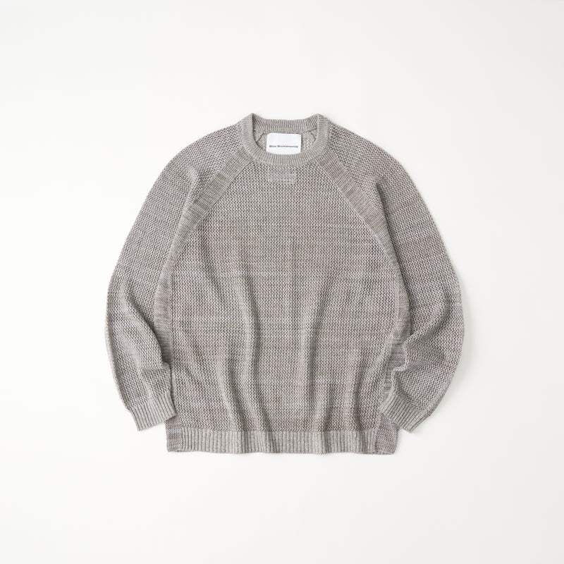 RAGLAN KNIT PULLOVER - White Mountaineering®︎ – White 