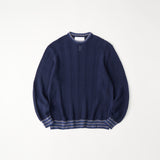 HERRINGBONE KNIT PULLOVER