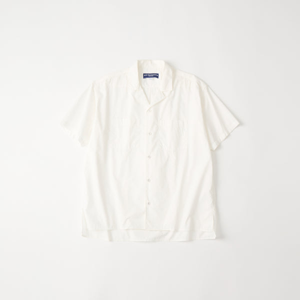 BROAD OPEN COLLAR SHIRT - White Mountaineering®︎ – White