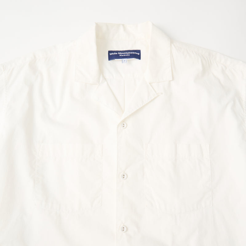 BROAD OPEN COLLAR SHIRT