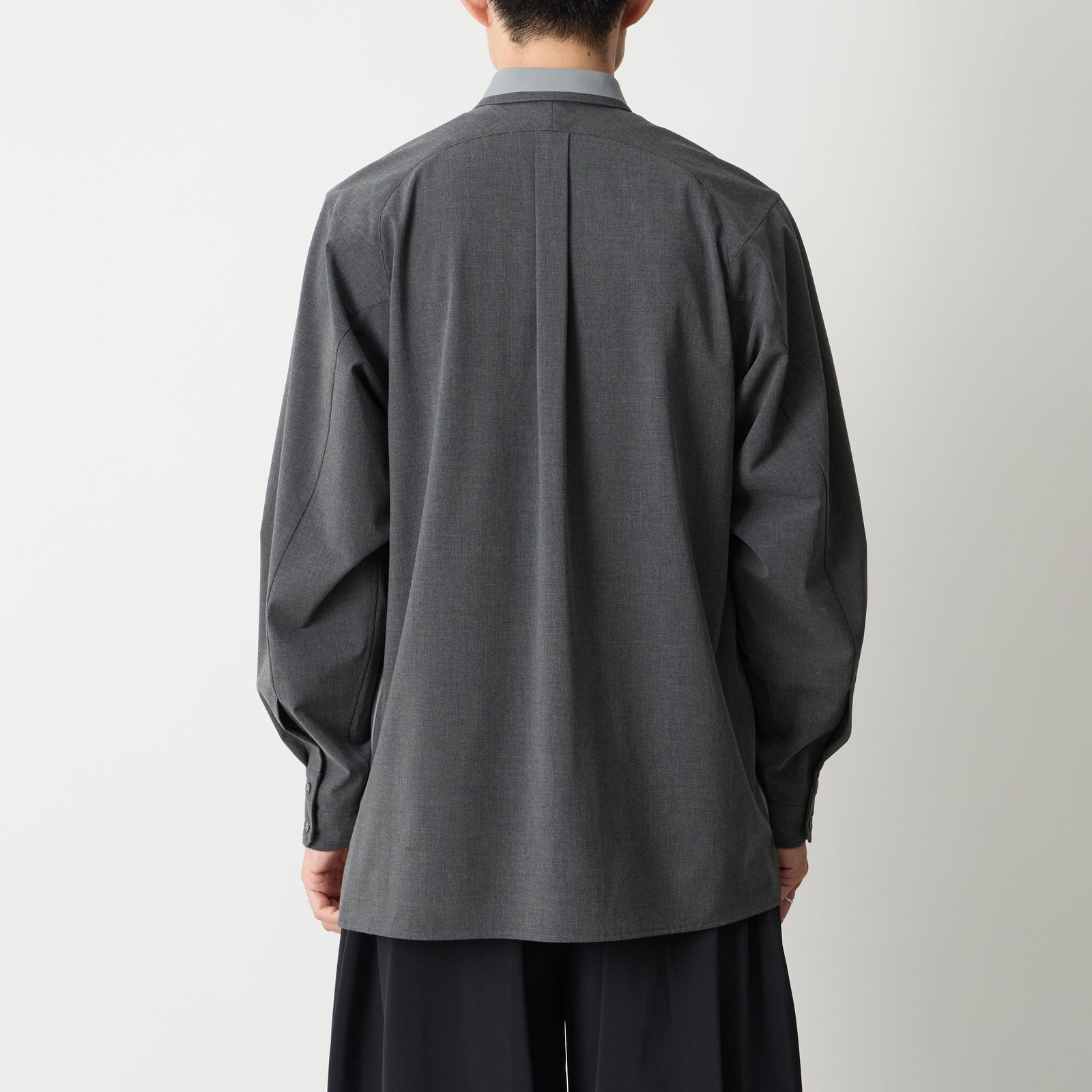 STRETCH BOX SILHOUETTE SHIRT - White Mountaineering®︎ – White