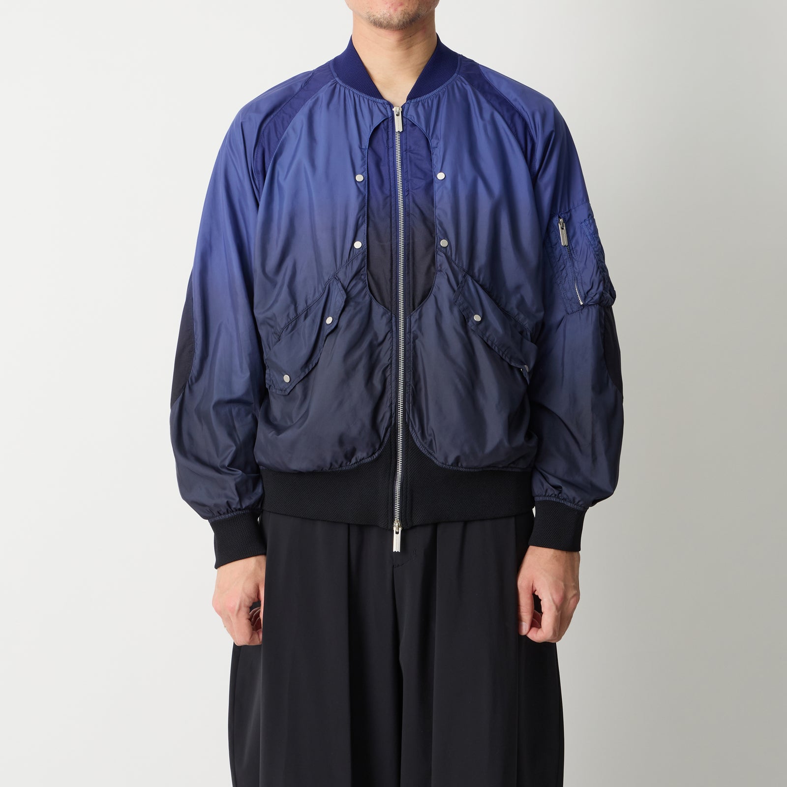 GARMENT DYE MILITARY BLOUSON - White Mountaineering®︎ – White 