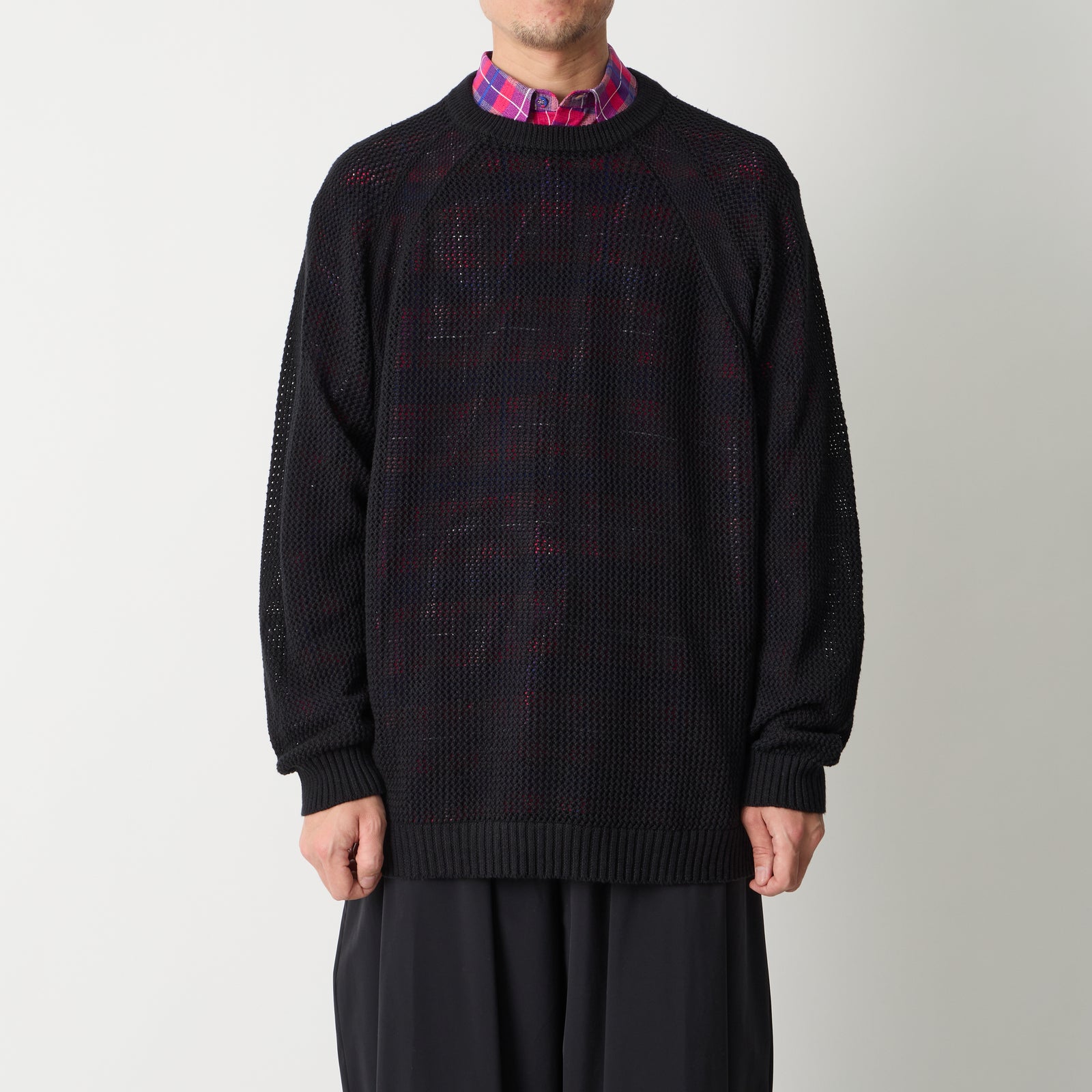 RAGLAN KNIT PULLOVER - White Mountaineering®︎ – White 