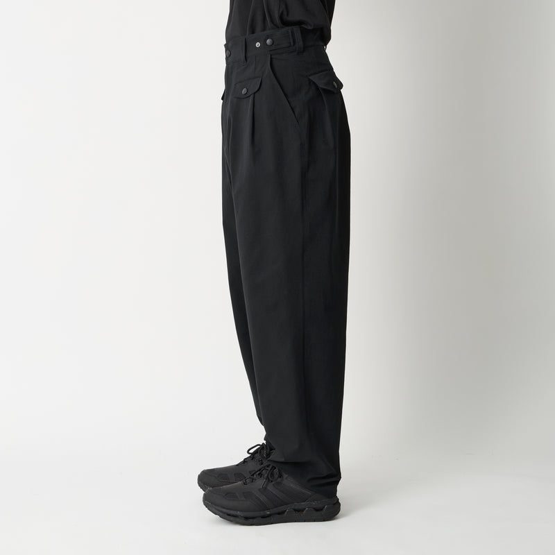 WHITE MOUNTAINEERING BLK パラシュートパンツ 8 TUCK TAPERED PANTS - White Mountaineering®︎ – White