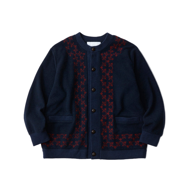 EMBROIDERY CARDIGAN – White Mountaineering OFFICIAL WEB SITE.