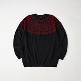 NORDIC PATTERN ROUND YORK KNIT PULLOVER