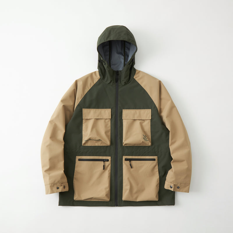 WMBC × KIU 3 LAYERED FIELD JACKET - White mountaineering